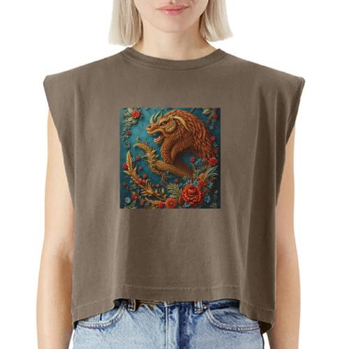 Fantasy souvenirs, regional Mexican designs - Washed Women´s Muscle Tank Top