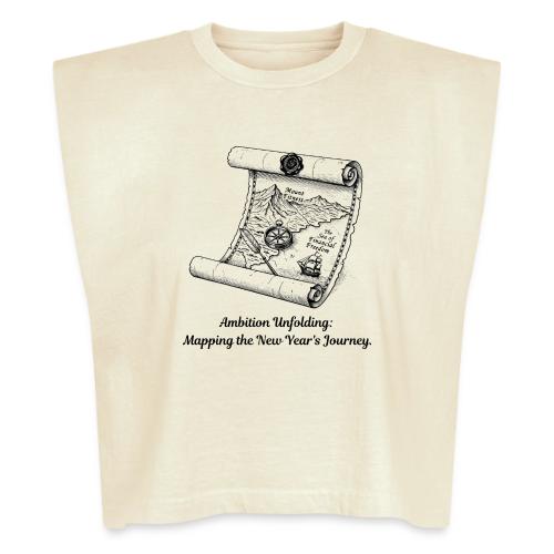 Unfolding Map of Ambition T-Shirt - Washed Women´s Muscle Tank Top