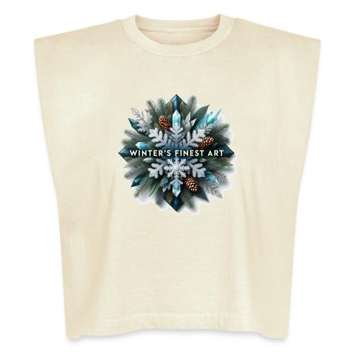 Intricate Frozen Evergreen T-Shirt - Washed Women´s Muscle Tank Top