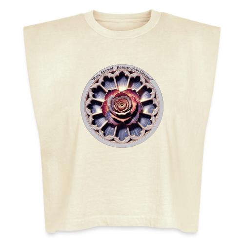 Easter Rose Resurrection T Shirt, Spring Gift - Washed Women´s Muscle Tank Top