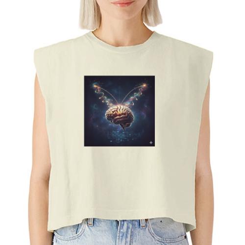 BrainTeas - Washed Women´s Muscle Tank Top