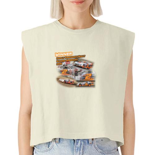 Rob Trent Eldora Speedway FFN#1 Design 2 - Washed Women´s Muscle Tank Top