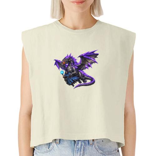 Neon Dragon and Battle Mage - Washed Women´s Muscle Tank Top