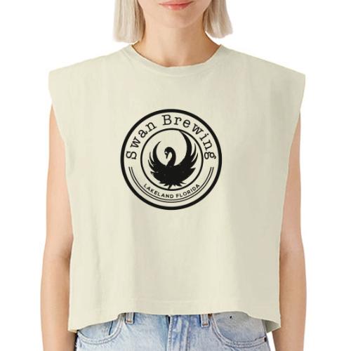 Classic Swan Brewing Logo - Washed Women´s Muscle Tank Top