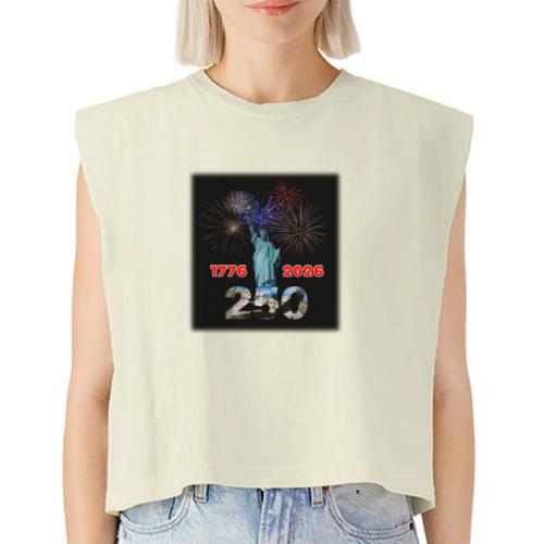 1776 - 2026 - 250 Years USA | Fireworks - Washed Women´s Muscle Tank Top