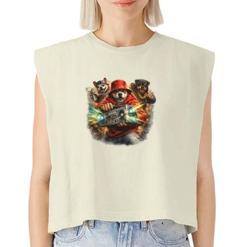 Urban Beat Dog Heroes - Washed Women´s Muscle Tank Top
