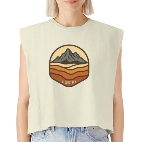 Geology in 5 Mountains - Washed Women´s Muscle Tank Top