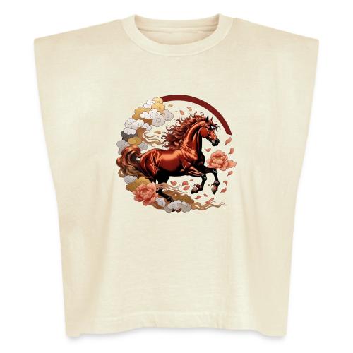 Year of the Horse T Shirt, Lunar New Year Gift - Washed Women´s Muscle Tank Top