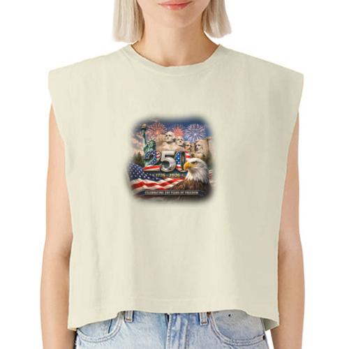 1776-2026 | Celebrating 250 Years of Freedom - Washed Women´s Muscle Tank Top
