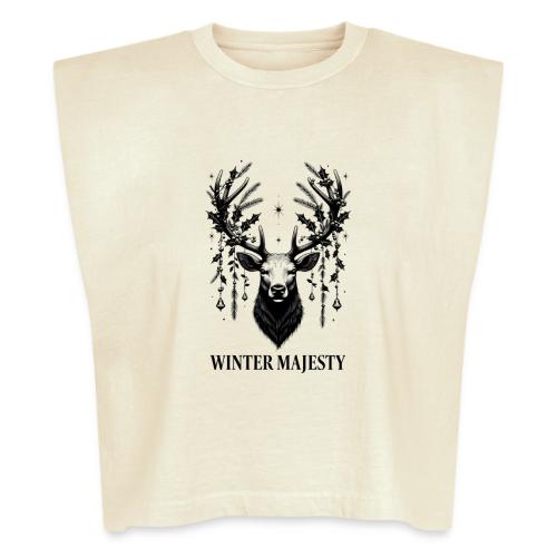Majestic Reindeer T-Shirt, Poster, & Mug - Washed Women´s Muscle Tank Top
