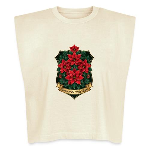 Poinsettia Crest T-Shirt - Washed Women´s Muscle Tank Top