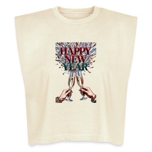 Toasting Hands T-Shirt Confetti Shower Premium - Washed Women´s Muscle Tank Top