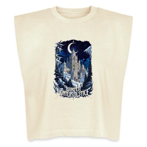 Celestial Winter Temple T-Shirt - Washed Women´s Muscle Tank Top