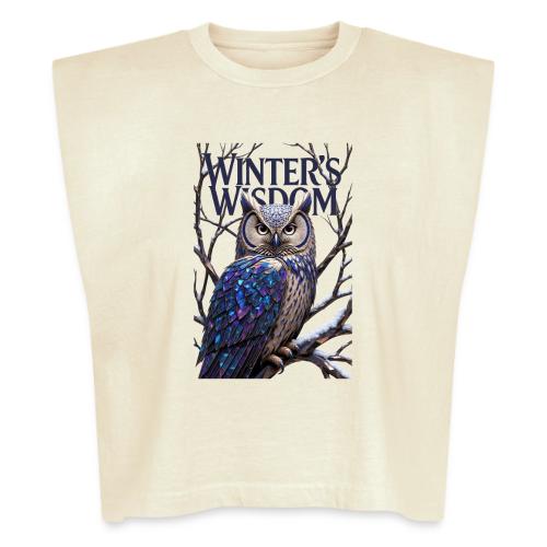 Crystalized Forest Owl T-Shirt - Washed Women´s Muscle Tank Top