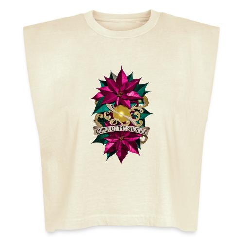 Queen of the Solstice Poinsettia T-Shirt - Washed Women´s Muscle Tank Top