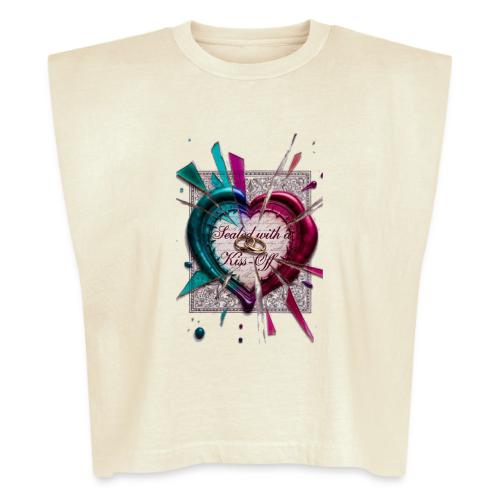 Sealed with a Kiss-Off T-Shirt - Washed Women´s Muscle Tank Top