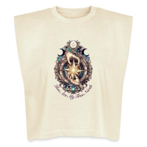 You Are My True North Celestial Compass T-Shirt - Washed Women´s Muscle Tank Top