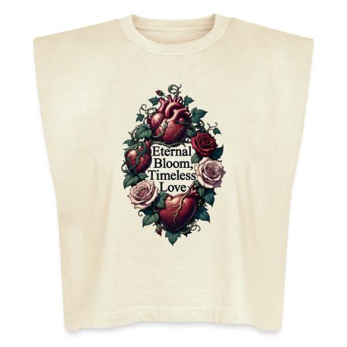 Eternal Bloom Timeless Love Entwined Hearts T-Shir - Washed Women´s Muscle Tank Top