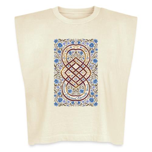 Forever Entwined Eternally Yours Infinity Knot T-S - Washed Women´s Muscle Tank Top