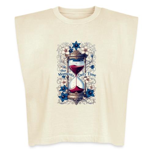 Our Moments Defy Time Hourglass Gifts T-Shirt - Washed Women´s Muscle Tank Top