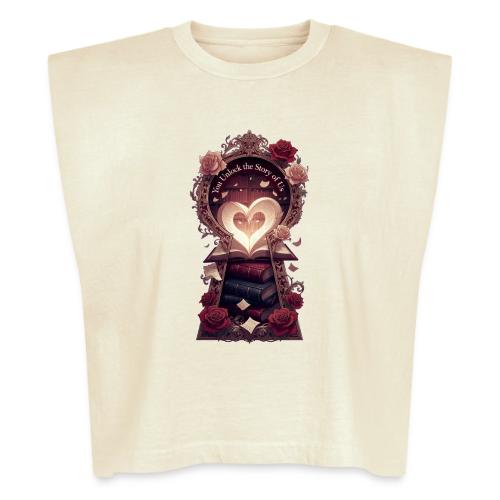 You Unlock the Story of Us Library Gifts T-Shirts - Washed Women´s Muscle Tank Top