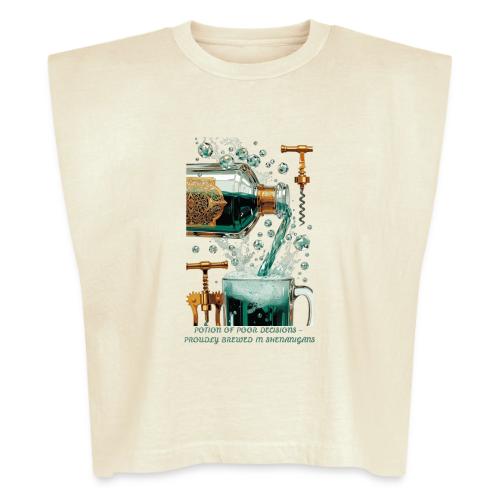 Potion of Poor Decisions Bottle Graphic Tee - Washed Women´s Muscle Tank Top