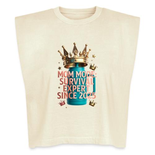 Mom Mode Survival Expert Tee - Washed Women´s Muscle Tank Top