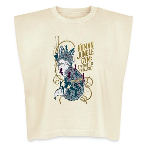 Human Jungle Gym Fox Tee - Washed Women´s Muscle Tank Top
