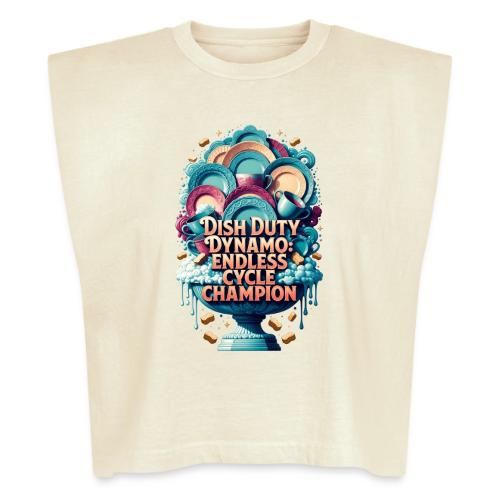 Dish Duty Dynamo T Shirt, Endless Cycle Champion - Washed Women´s Muscle Tank Top