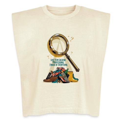 Lost Item Locator T Shirt, Professional Finder Mug - Washed Women´s Muscle Tank Top