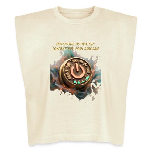 Dad Mode Activated T Shirt, Funny Dad Gift - Washed Women´s Muscle Tank Top