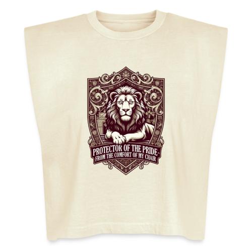 Protector of the Pride T Shirt, Sarcastic Dad Gif - Washed Women´s Muscle Tank Top