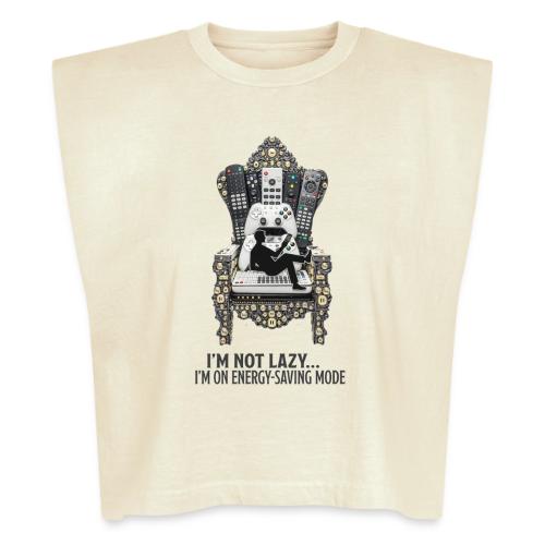 Remote Throne Procrastinator T Shirt, Dad Gift - Washed Women´s Muscle Tank Top