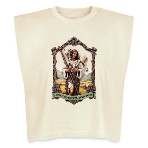 I Am The Good Shepherd T Shirt, Christian Gift - Washed Women´s Muscle Tank Top
