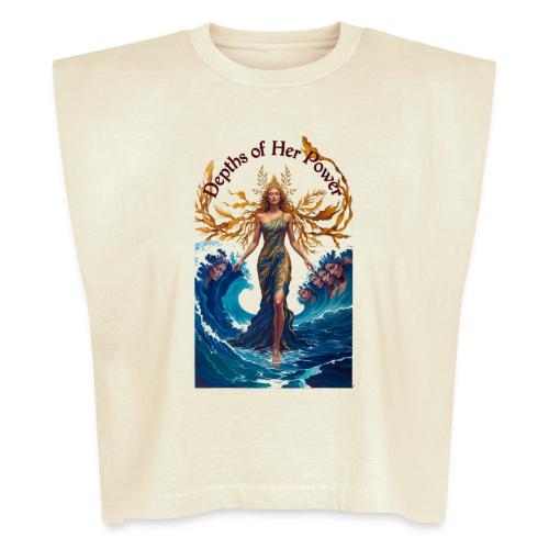 Women’s Day Tidal Sovereign T Shirt, Gift for Wife - Washed Women´s Muscle Tank Top