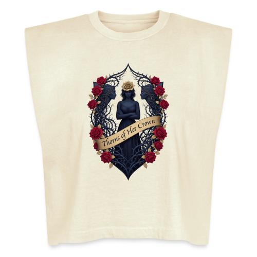 Women’s Day Thorn Crown T Shirt, Gift for Sister - Washed Women´s Muscle Tank Top
