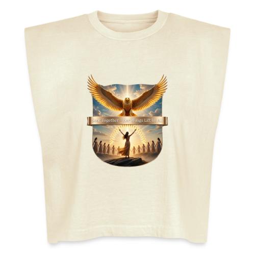 Women’s Day Eagle Matriarch T Shirt,, Gift for Mom - Washed Women´s Muscle Tank Top