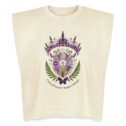 Spring Meadow Crown Tee, Cottagecore Renewal Gift - Washed Women´s Muscle Tank Top