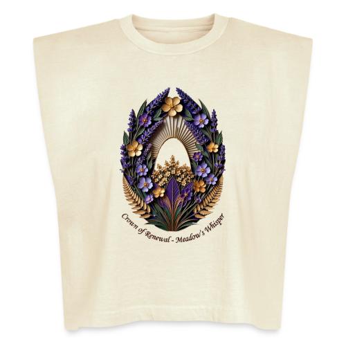 Easter Meadow Crown Renewal T Shirt, Spring Gift - Washed Women´s Muscle Tank Top