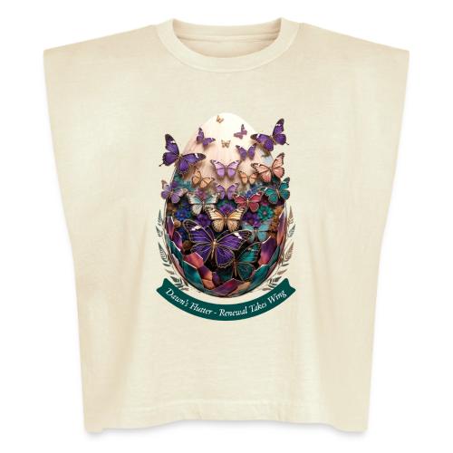 Easter Dawn's Flutter Butterfly T Shirt, Gift - Washed Women´s Muscle Tank Top