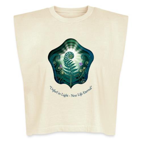 Easter Unfurl in Light Resurrection T Shirt, Gift - Washed Women´s Muscle Tank Top