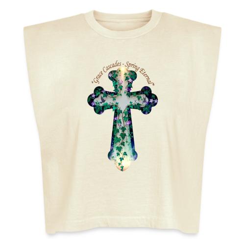 Easter Grace Cascades Eternal T Shirt, Mercy Gift - Washed Women´s Muscle Tank Top