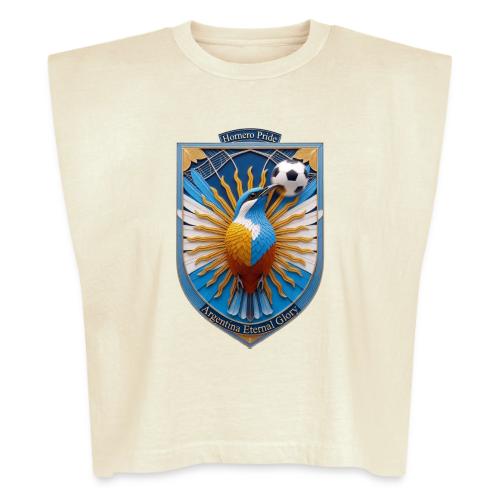 Argentina Hornero Soccer T Shirt, Football Gift - Washed Women´s Muscle Tank Top