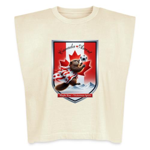Canada Beaver Ascent T-Shirt, Canadian Pride Gift - Washed Women´s Muscle Tank Top