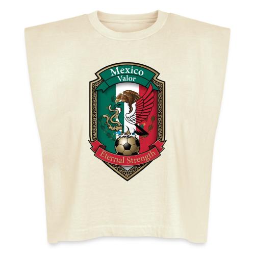 Mexico Eagle Valor T-Shirt, Pride Badge Gift - Washed Women´s Muscle Tank Top