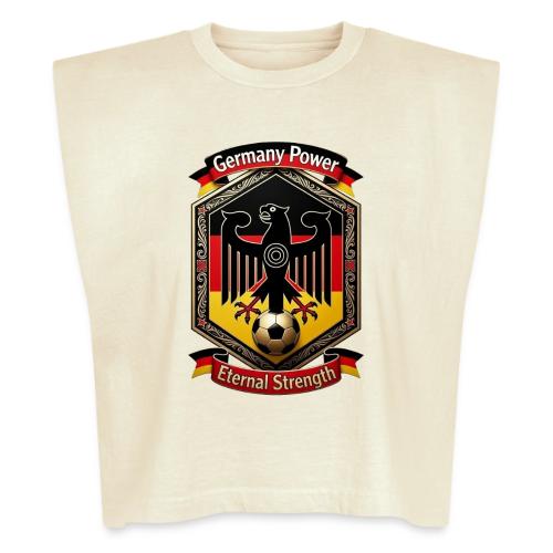 Germany Eagle Power T-Shirt, Flag Pride Gift - Washed Women´s Muscle Tank Top