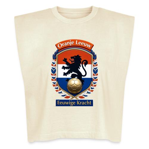 Netherlands Lion Premium T-Shirt, Dutch Flag Gift - Washed Women´s Muscle Tank Top