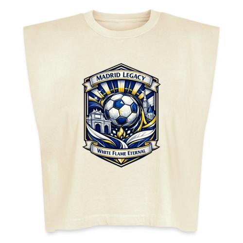 Madrid White Legacy T Shirt, Madrid Fan Gift - Washed Women´s Muscle Tank Top