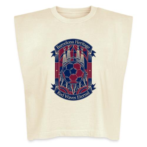 Barcelona Red Heritage T Shirt, Barsa fan Gift - Washed Women´s Muscle Tank Top