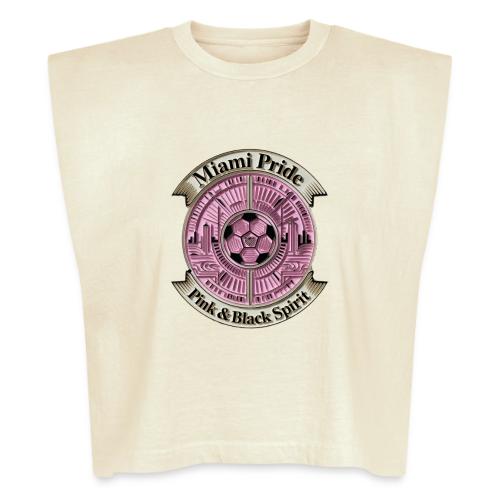 Miami Pride T Shirt, Soccer City Pride Gift - Washed Women´s Muscle Tank Top